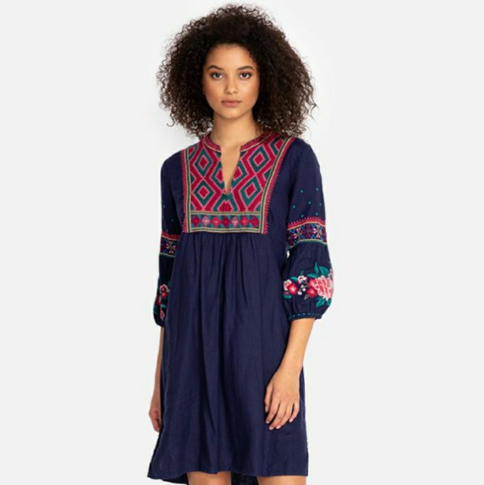 Annaliese Bishop Slv Peasant Dress